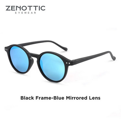 ZENOTTIC retro polarizētās saulesbrilles, 2023. g. 2022. gads vīriešiem, sievietēm, vintage, maza, apaļa rāmja saulesbrilles Polaroid Lens UV400 aizsargbrilles