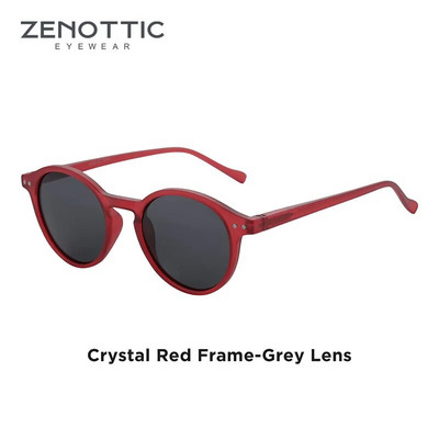 ZENOTTIC retro polarizētās saulesbrilles, 2023. g. 2022. gads vīriešiem, sievietēm, vintage, maza, apaļa rāmja saulesbrilles Polaroid Lens UV400 aizsargbrilles