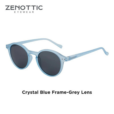 ZENOTTIC retro polarizētās saulesbrilles, 2023. g. 2022. gads vīriešiem, sievietēm, vintage, maza, apaļa rāmja saulesbrilles Polaroid Lens UV400 aizsargbrilles