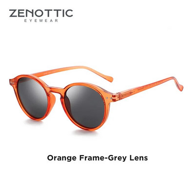 ZENOTTIC retro polarizētās saulesbrilles, 2023. g. 2022. gads vīriešiem, sievietēm, vintage, maza, apaļa rāmja saulesbrilles Polaroid Lens UV400 aizsargbrilles