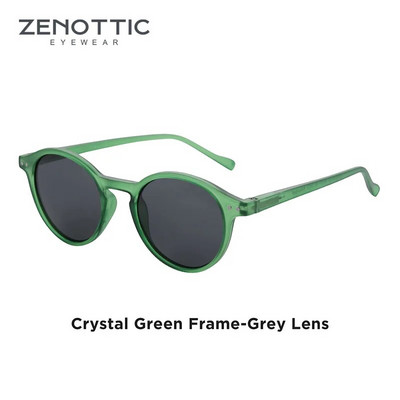 ZENOTTIC retro polarizētās saulesbrilles, 2023. g. 2022. gads vīriešiem, sievietēm, vintage, maza, apaļa rāmja saulesbrilles Polaroid Lens UV400 aizsargbrilles