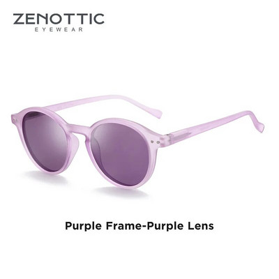 ZENOTTIC retro polarizētās saulesbrilles, 2023. g. 2022. gads vīriešiem, sievietēm, vintage, maza, apaļa rāmja saulesbrilles Polaroid Lens UV400 aizsargbrilles