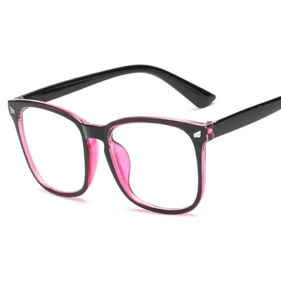Oulylan Ochelari de vedere transparenți, femei, bărbați, ochelari anti-lumină albastră, rame, femei, bărbați, computer, ochelari, ramă optică transparentă pentru miopie