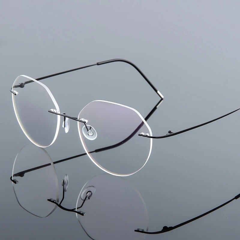 Iboode Ultralight Γυαλιά Γυαλιά Μνήμης Γυαλιά ανάγνωσης Titanium Rimless Ανδρικά και γυναικεία γυαλιά πρεσβυωπίας Μάρκα 2020
