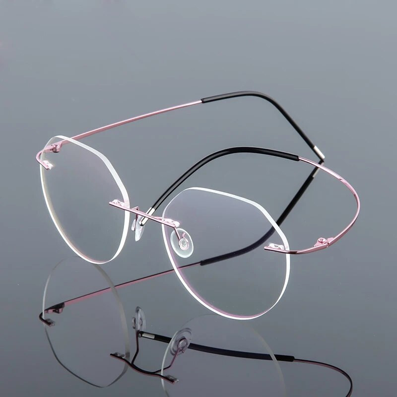 Iboode Ultralight Γυαλιά Γυαλιά Μνήμης Γυαλιά ανάγνωσης Titanium Rimless Ανδρικά και γυναικεία γυαλιά πρεσβυωπίας Μάρκα 2020