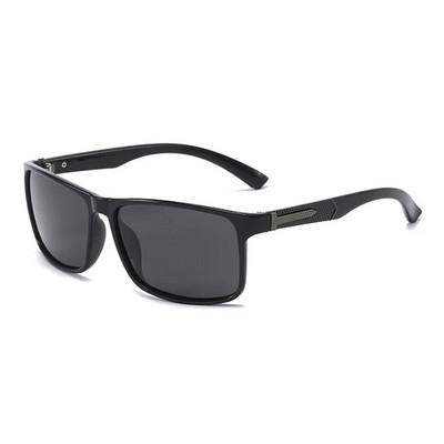 Vintage taisnstūra polarizētas saulesbrilles vīriešiem fotohromas nakts redzamības polāras saulesbrilles braukšanai kvadrātā UV400 pretatspīduma brilles