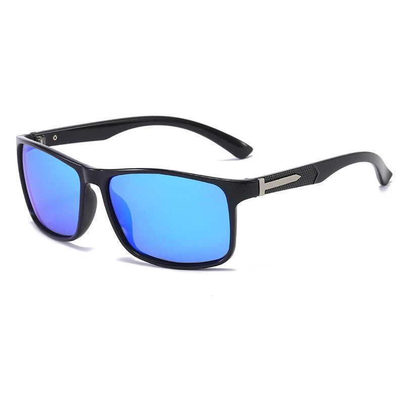 Vintage taisnstūra polarizētas saulesbrilles vīriešiem fotohromas nakts redzamības polāras saulesbrilles braukšanai kvadrātā UV400 pretatspīduma brilles