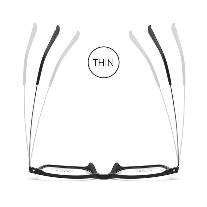 YIMARUILI īpaši vieglas, ērtas TR90 brilles sievietēm, tīra titāna retro kvadrātveida optiskais recepšu briļļu ietvars vīriešiem Y9822