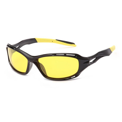YAMEIZE Anti Glare nakts redzamības brilles braukšanai vīriešiem polarizētās saulesbrilles sievietēm autovadītāja brilles dzeltenās lēcas sporta brilles