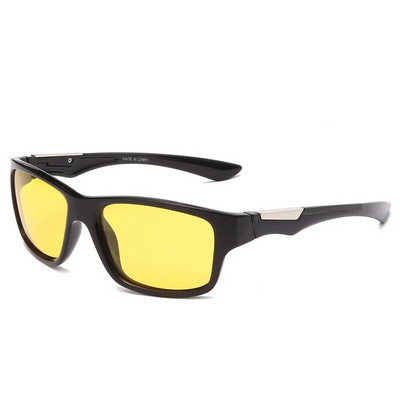 YAMEIZE Anti Glare nakts redzamības brilles braukšanai vīriešiem polarizētās saulesbrilles sievietēm autovadītāja brilles dzeltenās lēcas sporta brilles