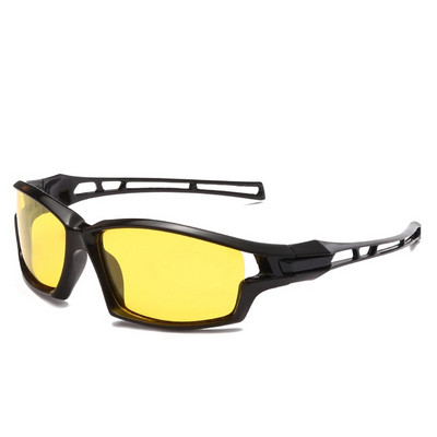 YAMEIZE Anti Glare nakts redzamības brilles braukšanai vīriešiem polarizētās saulesbrilles sievietēm autovadītāja brilles dzeltenās lēcas sporta brilles