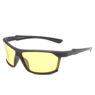 YAMEIZE Anti Glare nakts redzamības brilles braukšanai vīriešiem polarizētās saulesbrilles sievietēm autovadītāja brilles dzeltenās lēcas sporta brilles