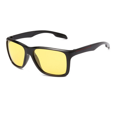 YAMEIZE Anti Glare nakts redzamības brilles braukšanai vīriešiem polarizētās saulesbrilles sievietēm autovadītāja brilles dzeltenās lēcas sporta brilles