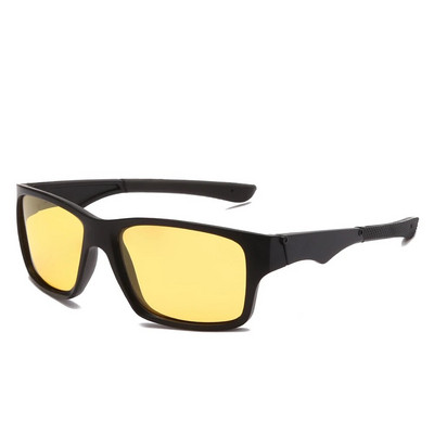 YAMEIZE Anti Glare nakts redzamības brilles braukšanai vīriešiem polarizētās saulesbrilles sievietēm autovadītāja brilles dzeltenās lēcas sporta brilles