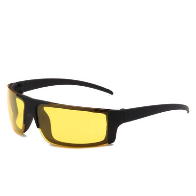 YAMEIZE Anti Glare nakts redzamības brilles braukšanai vīriešiem polarizētās saulesbrilles sievietēm autovadītāja brilles dzeltenās lēcas sporta brilles