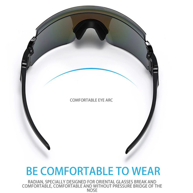 Jalgrattasõidu Päikeseprillid Välispordi MTB Maanteerattasõidu Prillid Prillid Ääristeta Ühendatud Päikesevari Mehed Naiste UV Anti-UV