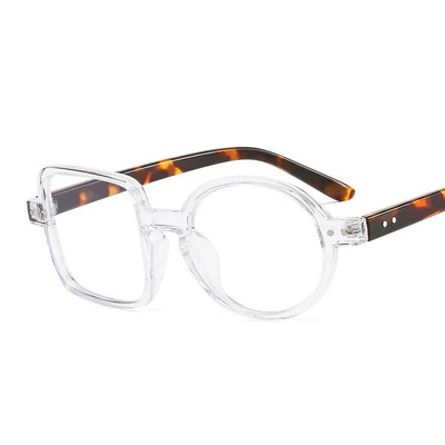 Rama de ochelari rotunzi de modă, femei, bărbați, lentile transparente, ochelari pătrați, ochelari optici, rame de ochelari pentru bărbați