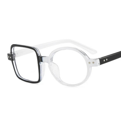 Rama de ochelari rotunzi de modă, femei, bărbați, lentile transparente, ochelari pătrați, ochelari optici, rame de ochelari pentru bărbați