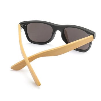 Дървени слънчеви очила Мъжки Дамски квадратни бамбукови дамски дамски мъжки огледални слънчеви очила Oversize Retro De Sol Masculino Ръчно изработени