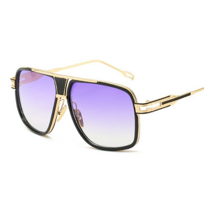 Vintage lielizmēra saulesbrilles vīriešiem Zīmols Dizaineris Klasisks Retro Liels Rāmis Saulesbrilles Vīriešu Gradients Braukšanai Oculos De Sol