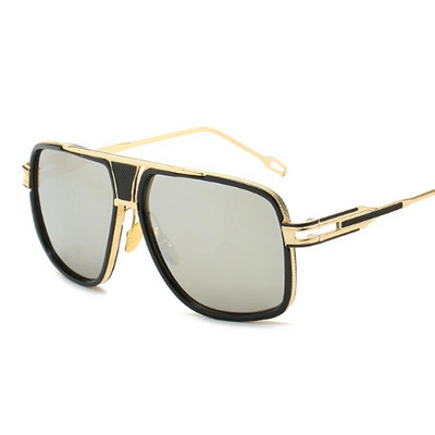 Vintage lielizmēra saulesbrilles vīriešiem Zīmols Dizaineris Klasisks Retro Liels Rāmis Saulesbrilles Vīriešu Gradients Braukšanai Oculos De Sol