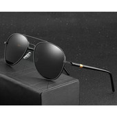 Klassikalised meeste polariseeritud päikeseprillid meeste piloot päikeseprillid päeva-öise nägemisega juhiprillid kalapüügiprillid meeste varjud