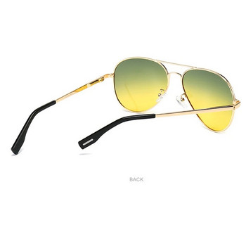 Модни маркови пилотски слънчеви очила за мъже Поляризирани фотохромни дневни очила за шофиране Дамски очила Хамелеон Унисекс Sonnenbrille