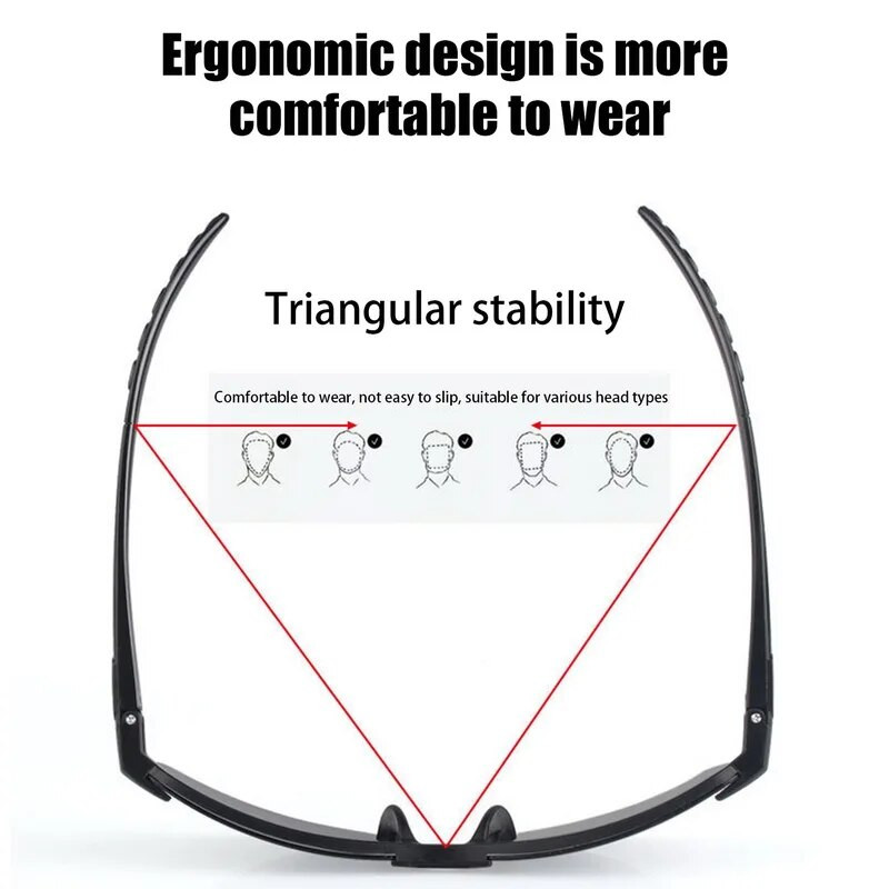 Öönägemisprillid Pimestamisvastased Sõiduprillid Meeste Poolraami polariseeritud Päikeseprillid Juhi välistingimustes UV400 Päeva- ja ööprillid
