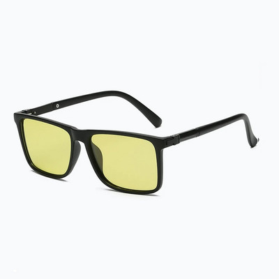 Mainīt krāsu pelēks rāmis fotohromas polarizētas saulesbrilles vīriešu kvadrātveida klasiskās hameleona brilles pārejas lēcas brilles