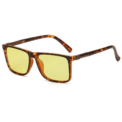 Mainīt krāsu pelēks rāmis fotohromas polarizētas saulesbrilles vīriešu kvadrātveida klasiskās hameleona brilles pārejas lēcas brilles