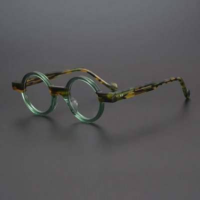 55104 Vintage ümmargused atsetaadist prillid, meeste lühinägelikkus, retseptiprillid, naiste optilised prillid, Steampunk prillid