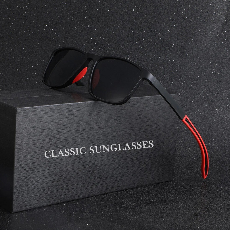 TR Silikona īpaši vieglas sporta polarizētās saulesbrilles Vīriešu pretizliešanas pret atspīdumu saulesbrilles Brilles āra braukšanas saulesbrilles