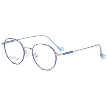 KatKani Νέα Ανδρικά Γυαλιά Γυαλιά Διχρωμίας από Κράμα Τιτανίου Super Light Retro Στρογγυλά Γυαλιά Myopia Optics Γυναικείο σκελετός AC017