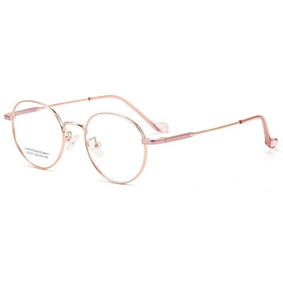 KatKani jauni īpaši viegla titāna sakausējuma divkrāsu brilles vīriešiem Retro apaļas tuvredzība Optika Recepšu brilles ietvars sievietēm AC017