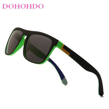 Мъжки марков дизайн Класически поляризирани слънчеви очила с квадратно покритие Слънчеви очила за шофиране Сенници за мъжки слънчеви очила Очила Gafas De Sol UV400