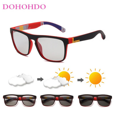 Vīriešu Zīmols Dizains Klasiskas polarizētas saulesbrilles Kvadrātveida pārklājums Braukšanai Saulesbrilles Vīriešu Saulesbriļļu Toņi Brilles Gafas De Sol UV400