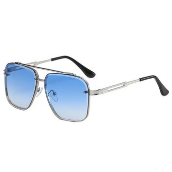 Fashion Man τετράγωνα γυαλιά ηλίου Luxury επωνυμίας σχεδιαστής Vintage γυαλιά ηλίου αρσενικό ντεγκραντέ καφέ μαύρο Driving Oculos De Sol