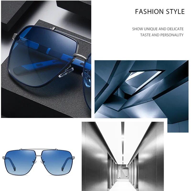 Ποδηλατικά γυαλιά τετράγωνα πολωμένα ανδρικά γυαλιά ηλίου υψηλής ποιότητας Ανοιξιάτικα γυαλιά ηλίου μόδας οδήγηση Ταξιδιωτικά γυαλιά φακού UV400