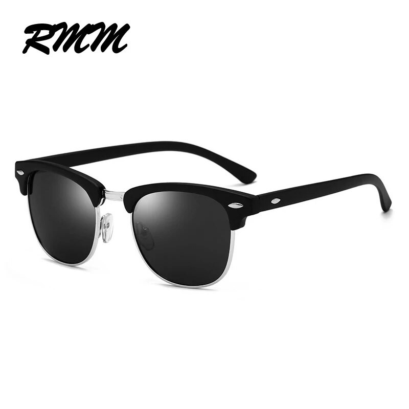 2023. gada Jaunas modes daļēji bezmalu saulesbrilles vīriešiem sievietēm Zīmols RMM Designer pusrāmja saulesbrilles Classic UV400