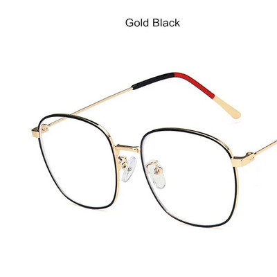 Anti-sinine hele meeste arvutiprillid, mood, ruudukujulised metallprillid, raam, klassikalised naiste lühinägelikkus, optika, 2020. aasta prillid