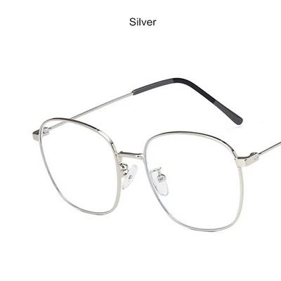 Anti-sinine hele meeste arvutiprillid, mood, ruudukujulised metallprillid, raam, klassikalised naiste lühinägelikkus, optika, 2020. aasta prillid