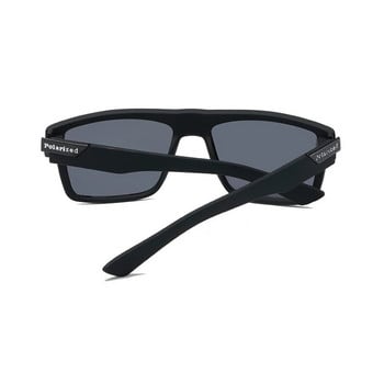 Мъжки поляризирани слънчеви очила Дизайн на марка Мъжки огледални квадратни огледални очила за шофиране UV400 нюанси gafas de sol para hombre