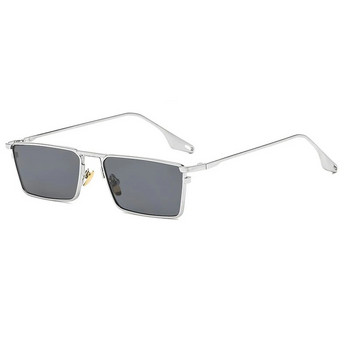 CATERSIDE Малки правоъгълни слънчеви очила Мъже Дами Класически златни черни лещи Метална квадратна ретро рамка Спортни дропшип очила UV400