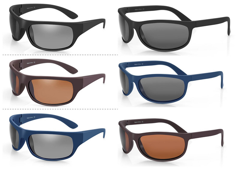 ZENOTTIC polarizētās riteņbraukšanas saulesbrilles 2023. gada vīriešiem, TR90, braukšanas žalūzijas UV400 ceļojumu klasiskās brilles sporta saulesbrilles