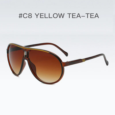 NoEnName_Null Senoviniai aviacijos dekoratyviniai akiniai Vyriški moteriški akiniai nuo saulės Negabaritinių prabangių lauko paplūdimio sportiniai vairavimo akiniai