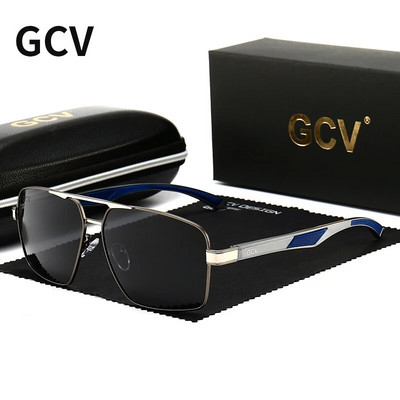 GCV Fashion Photochromic Αλουμίνιο Ανδρικά γυαλιά ηλίου Chameleon Polarized Pilot Γυαλιά Αντιθαμβωτικό Καθρέφτη επικάλυψης γυαλιών οδήγησης