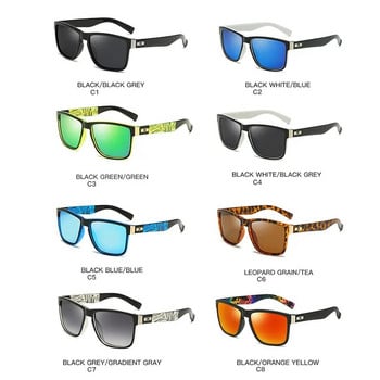 Класически дизайн на марката RUOBO Мъжки поляризирани огледални слънчеви очила Спортни очила за шофиране и риболов за мъже TR90 Goggle UV400 Gafas De Sol