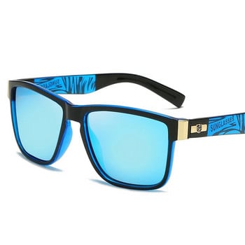 Класически дизайн на марката RUOBO Мъжки поляризирани огледални слънчеви очила Спортни очила за шофиране и риболов за мъже TR90 Goggle UV400 Gafas De Sol