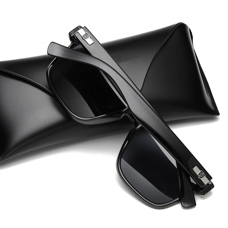 Zīmola RUOBO klasiskā dizaina vīriešu polarizētā spoguļa saulesbrilles braukšanas makšķerēšanai sporta brilles vīriešiem TR90 aizsargbrilles UV400 Gafas De Sol