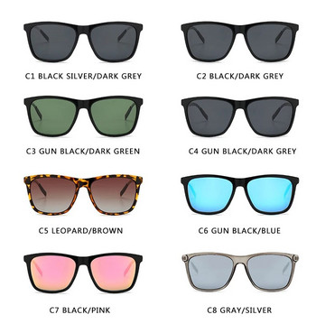 2023 поляризирани UV400 слънчеви очила за мъже Dazzle Color Driver Classic Retro Brand Designer Light Гъвкави слънчеви очила Oculos De Sol